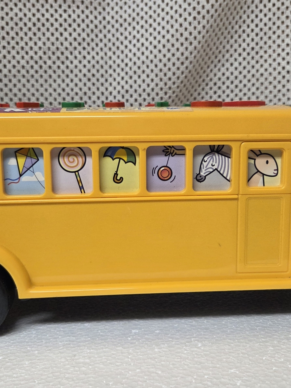 Yellow Alphabet Learning Bus Toy - Educational Kids Toy - Picture 3 of 7